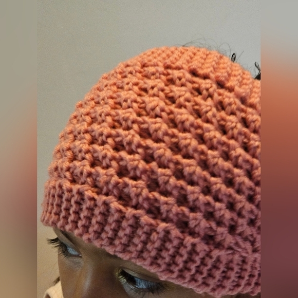 Handmade Crochet Headband Pink Winter Spa Make-up Band - Picture 13 of 17